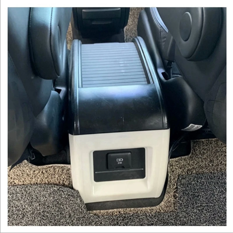 

Car Carbon Fiber Style Interior Rear Seat Air Conditioning Vent Cover Trim for Honda Elysion 2019