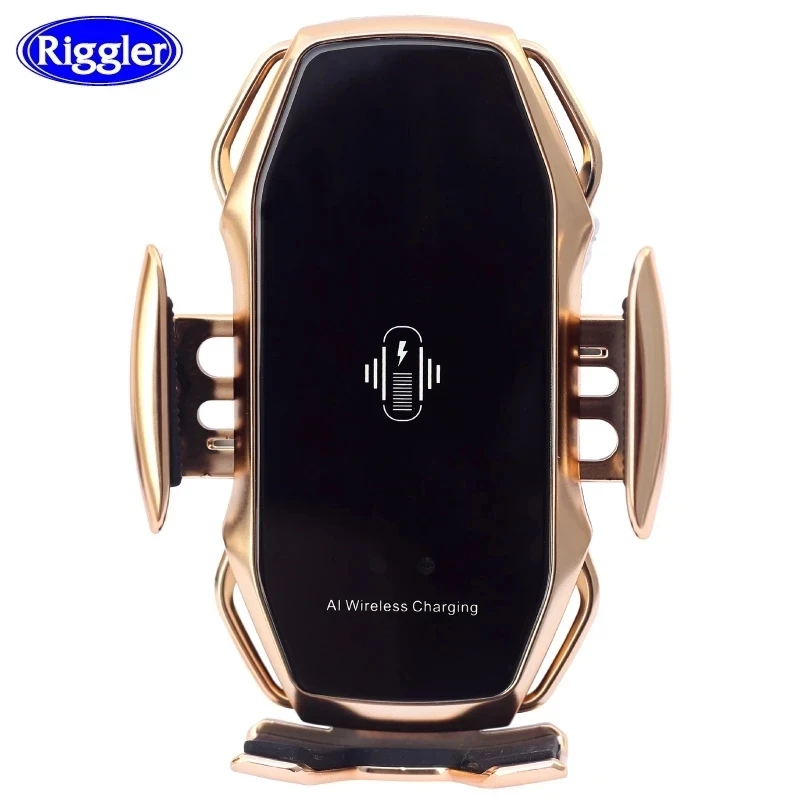 

Wireless Charger Car Mount Two-Point Smart Induction 10W Fast Charge Holder for Samusng S10/10+/9/8 Note9 Iphone XS XR XS MAX Qi