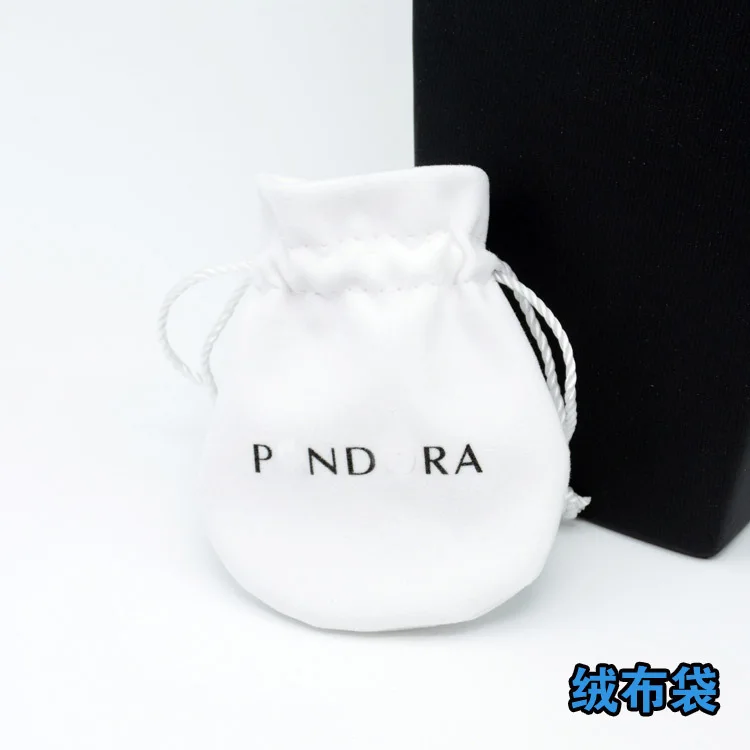 

5 suit Set of piece Pandora jewelry box Flannelette paper Bag handbag for Gift Bracelet Bangles Rings Necklace Stud Earrings