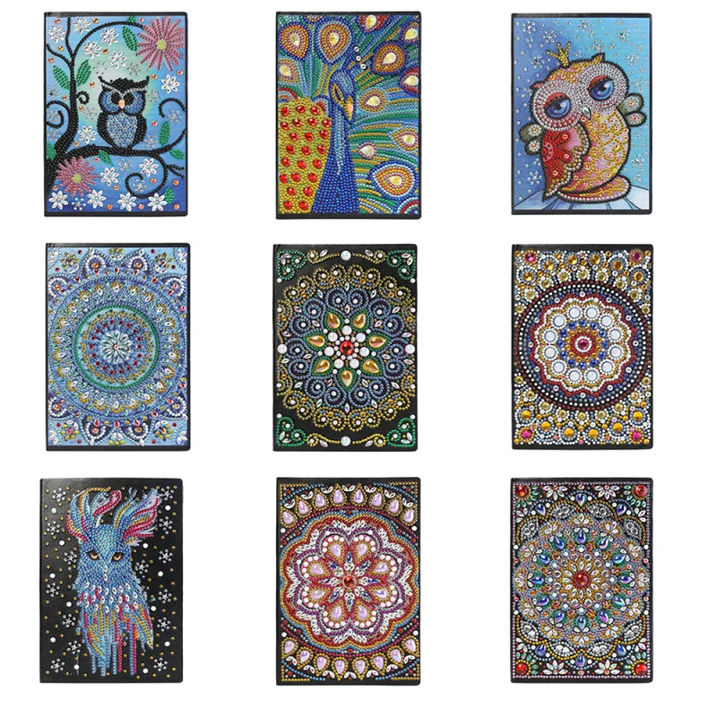 DIY мандала специальная форма алмазная живопись записная книжка 50 страниц Sketchbook A5