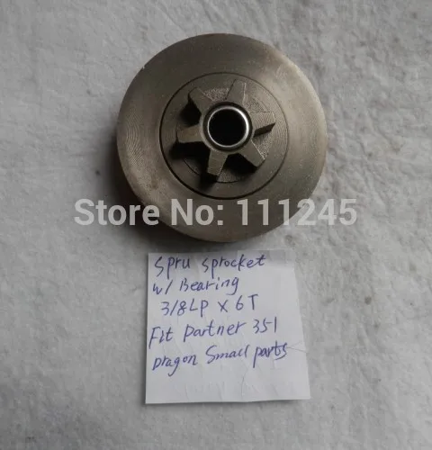 

PA351 SPUR SPROCKET W/ BEARING 3/8LP X 6T FITS PARTNER 350 351 &MORE CHAINSAWS CLUTCH DRUM FREE SHIPPING