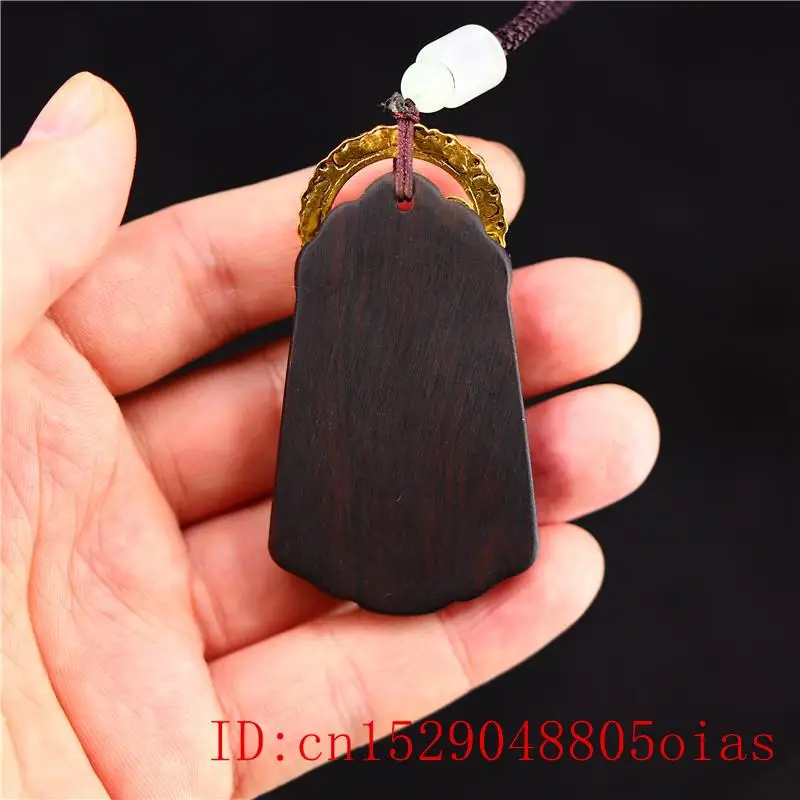 Ожерелье с подвеской в виде слона из сандалового дерева натуральный Модный