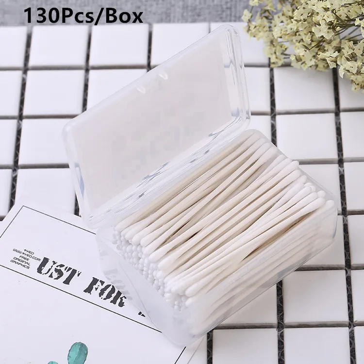 130Pcs 130 шт/200 шт Чистящие Палочки для IQOS 2,4 плюс электронная сигарета с подогревом Vape ватные палочки для IQOS инструмент для очистки аксессуары - Color: 130Pcs