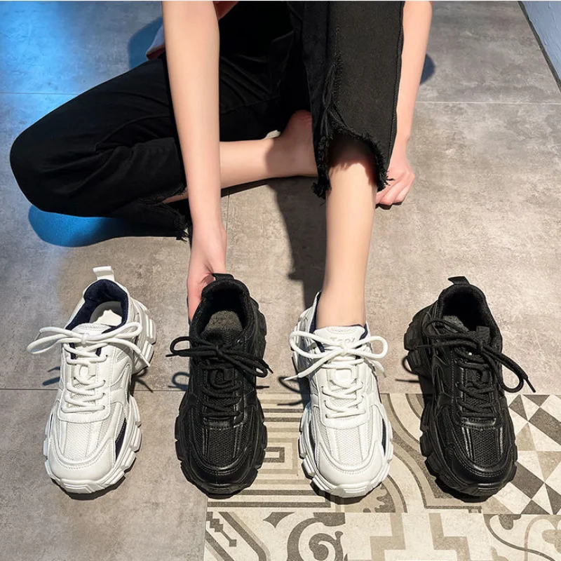 

Women's Casual Shoes for Women Brand Design Chunky Sneakers Shoes Breathable Lightweight Ladies Classic Platform Shoes Zapatos