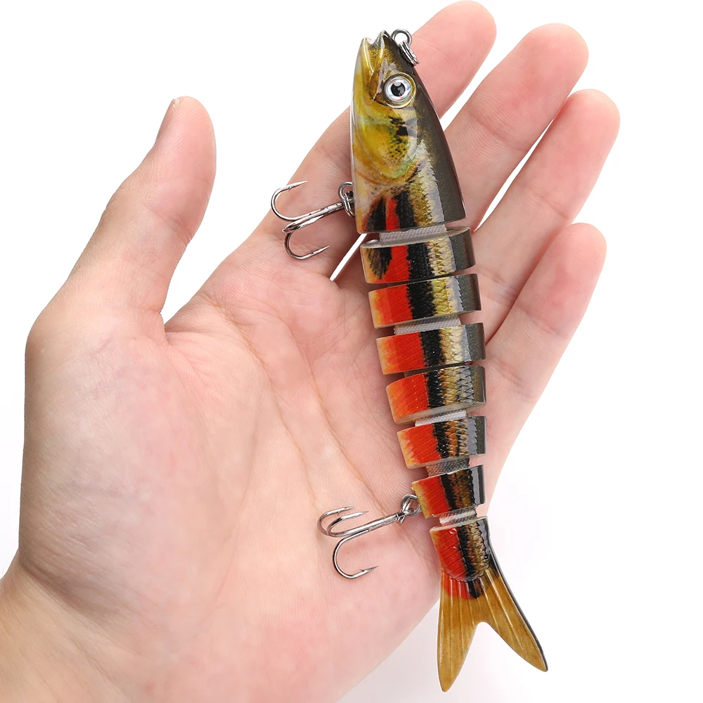 Рыболовные приманки для щуки 13 7 см 26 г наживки тонущие 8 сегментов