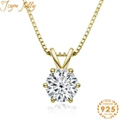 Женское ожерелье с подвеской в виде желе, 0,5-1 карат