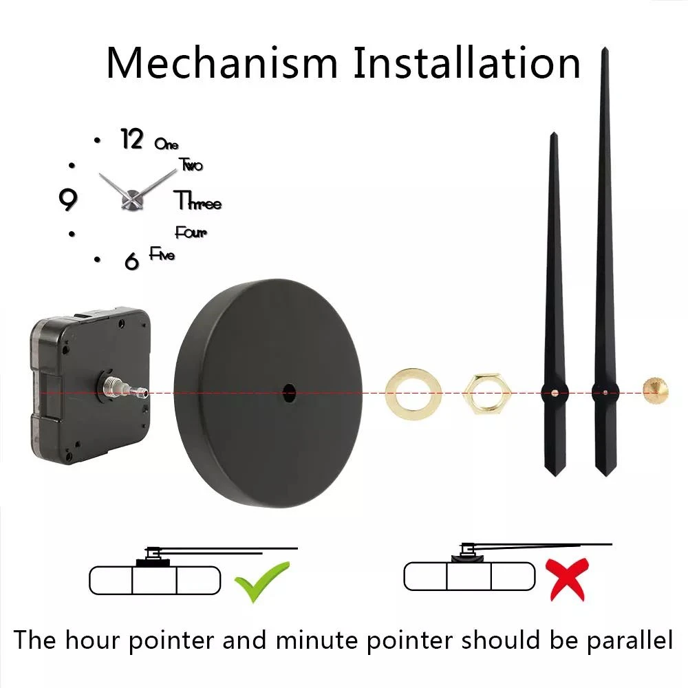 Цифровые настенные 3d-часы &quotсделай сам&quot модные часы акриловые зеркальные