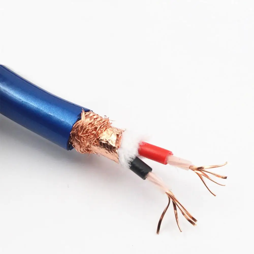 Hi-Fi аудиофил квадратный медный кабель XLR пара для усилителя CD-проигрывателя