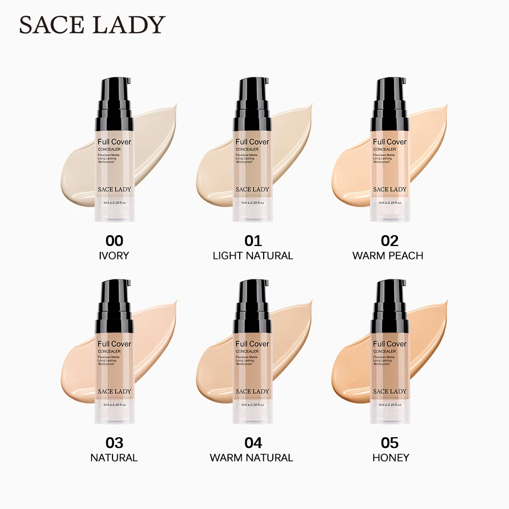 SACE LADY консилер для лица крем полное покрытие макияж Жидкий корректор основа глаз