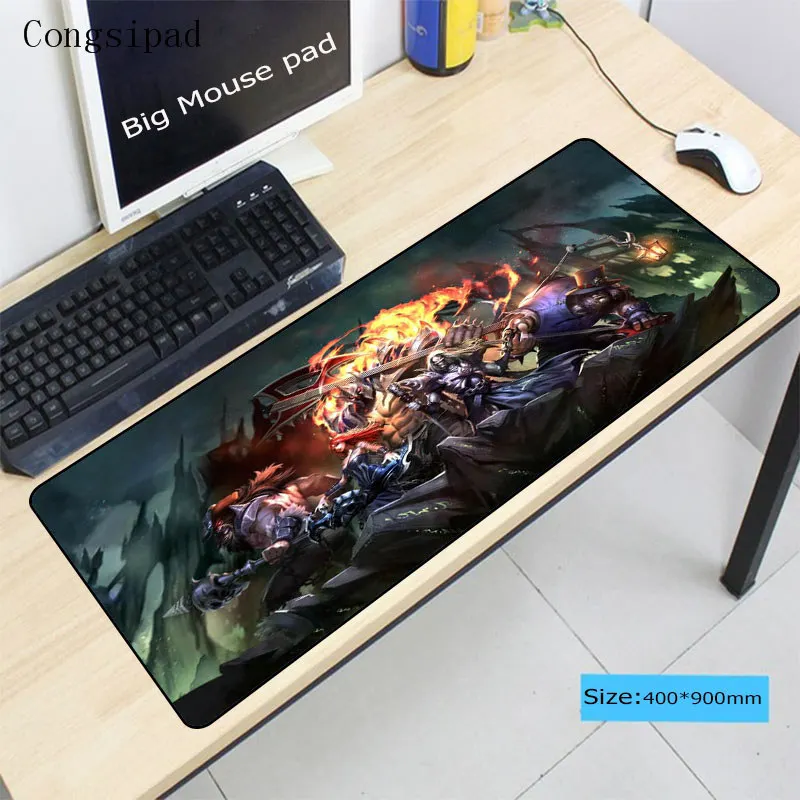 Congsipad Лига Легенд большой замок край коврик для мыши компьютерные игровые
