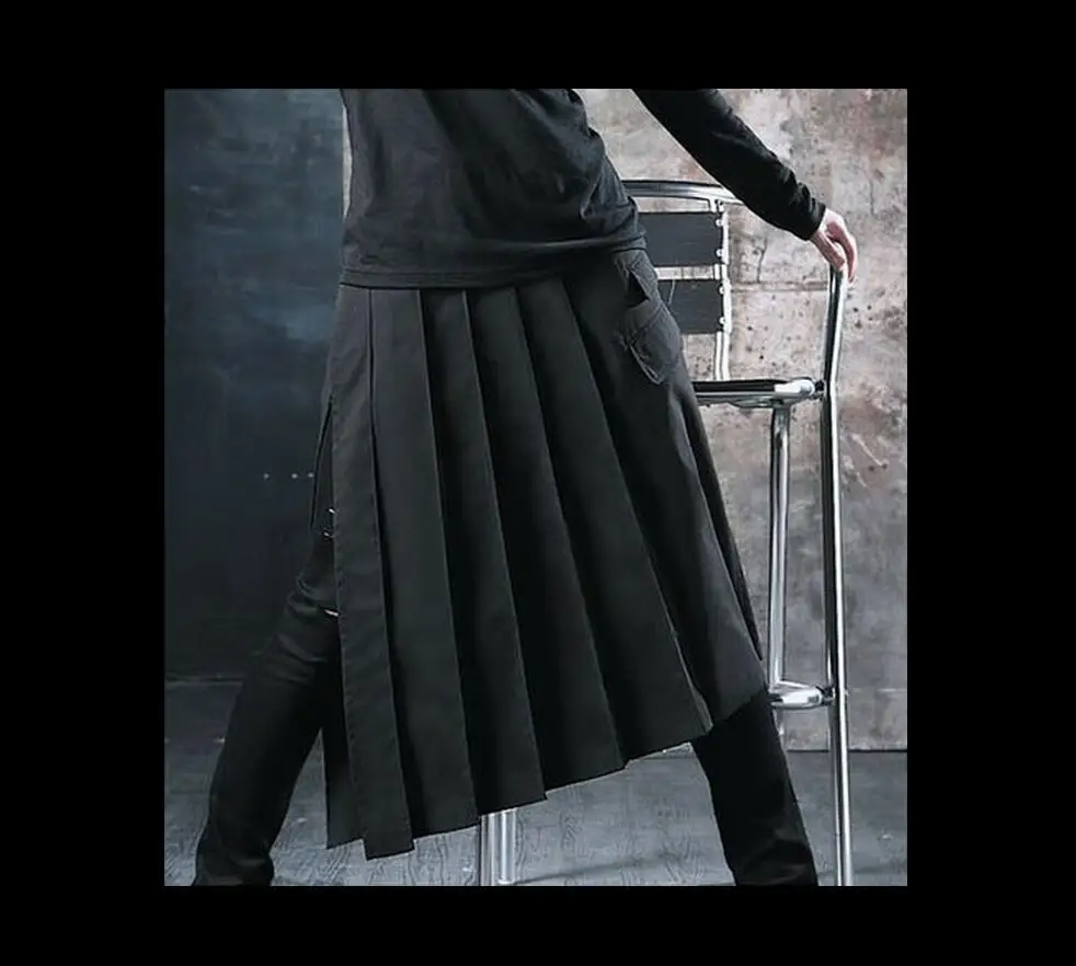 

Stylist Free Shopping Men Leisure Long Skirts Pants / One Size