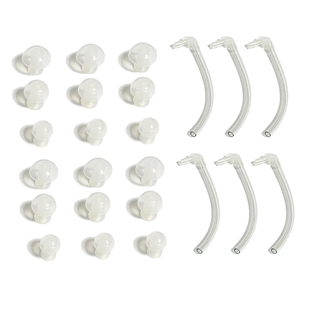 18pcs earplugs with 6 SIEMENS resound BTE hearing AID to ass