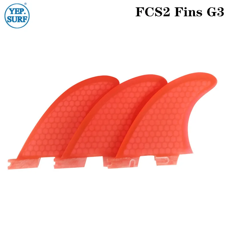 Плавники для серфинга FCS II G3 fcsII Новый стиль из стекловолокна с Сотами кабон