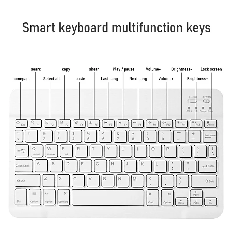 TRAVOR Bluetooth клавиатура мышь наборы ультра тонкая портативная беспроводная для