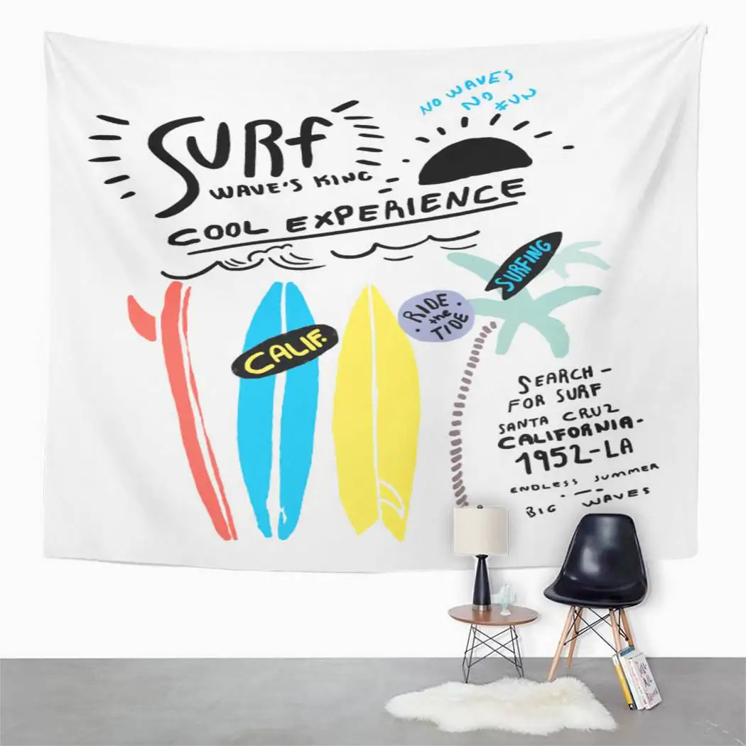 

Ocean Tapestry Palm Beach Blue Tapestry For Bedroom Room Decor Wall Hanging Wall Art Tapestry Picnic Mat Beach Towel Bed Cover