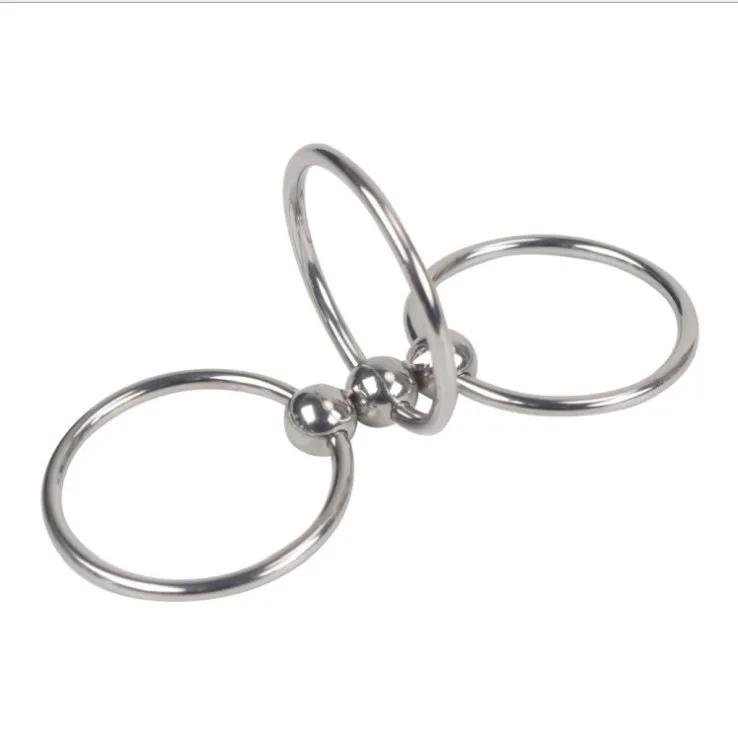 Тяжелый металл кольца дял пениса для Для мужчин 55 мм Нержавеющая сталь