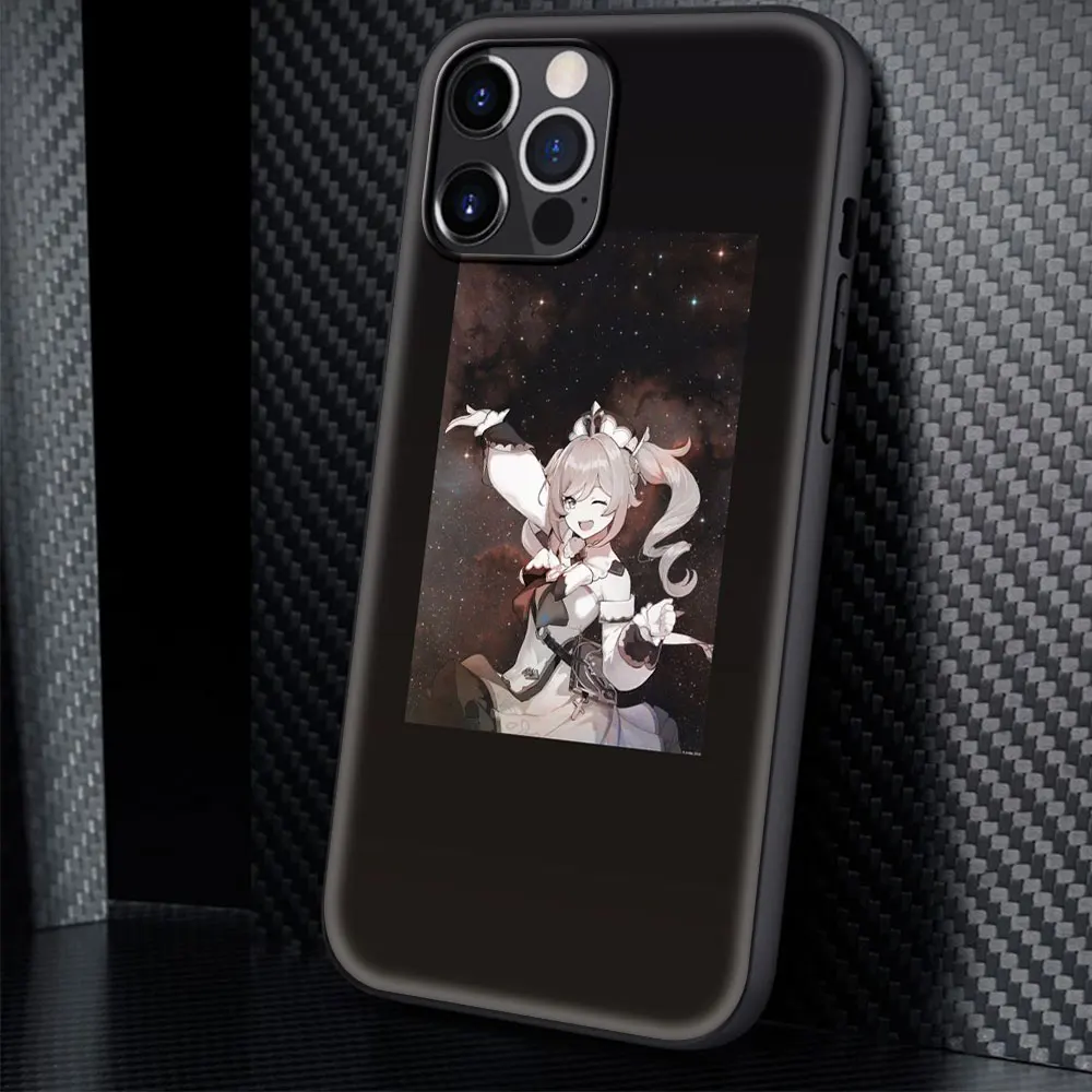 

Hot Game Genshin Impact Silicone Case Coque For iPhone 12 11 Pro Max X XS Max XR 7 8 6 6S Plus Phone Shell Cover Fundas Housing