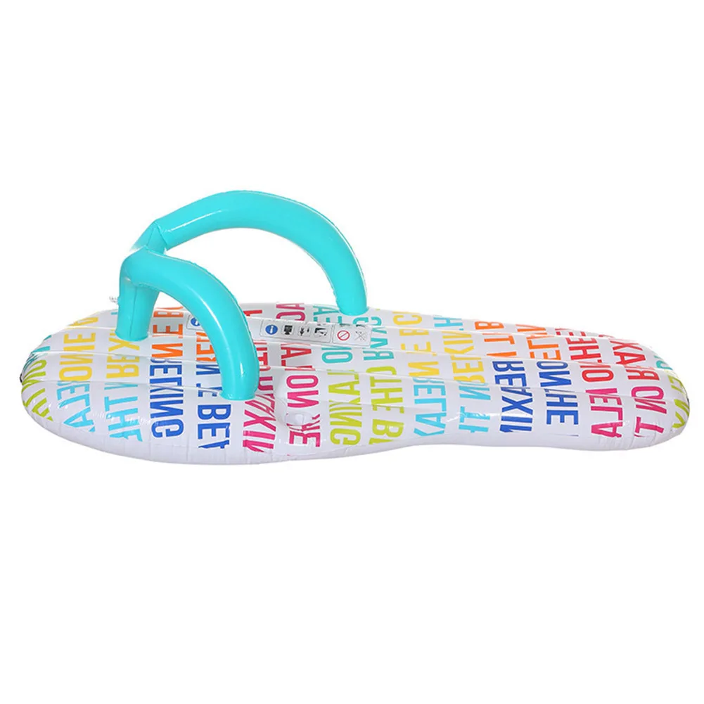 

Creative Slippers Floating Row Floating Bed Water Fashion Swimming Circle Air Cushion Swimming Equipment Wholesale