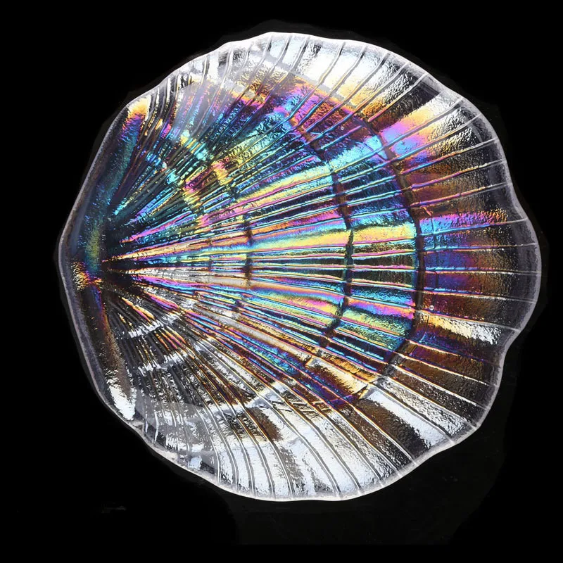 Кристаллический стеклянный лоток для демонстрации ногтей русалка накладные