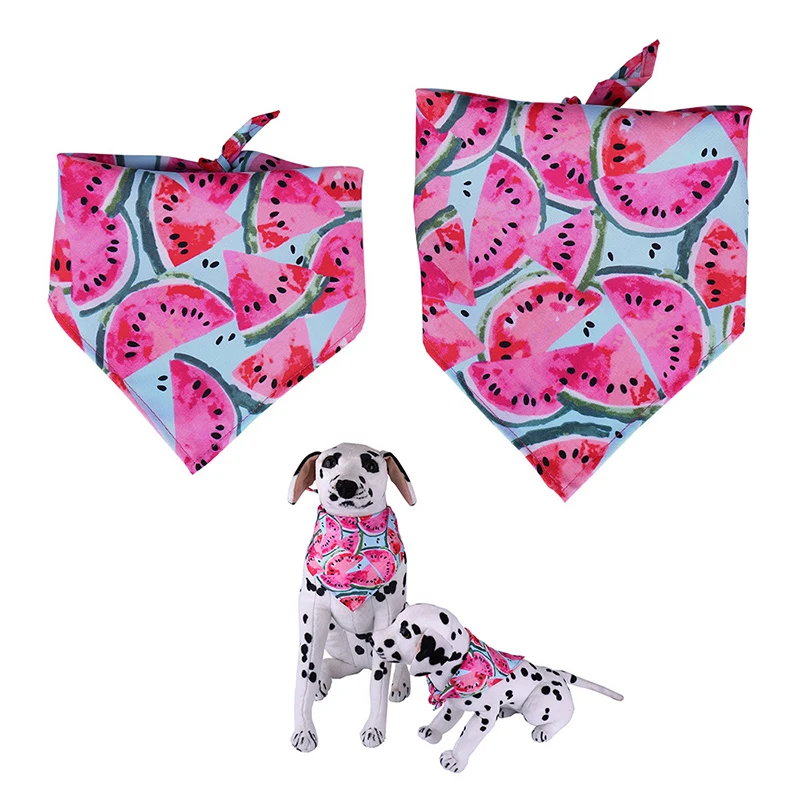 

Pet Triangular Bandage Watermelon Pet scarf Pet Neckerchief Dog Bibs Scarf Collar Pet towel Cat Dog Grooming Accessories