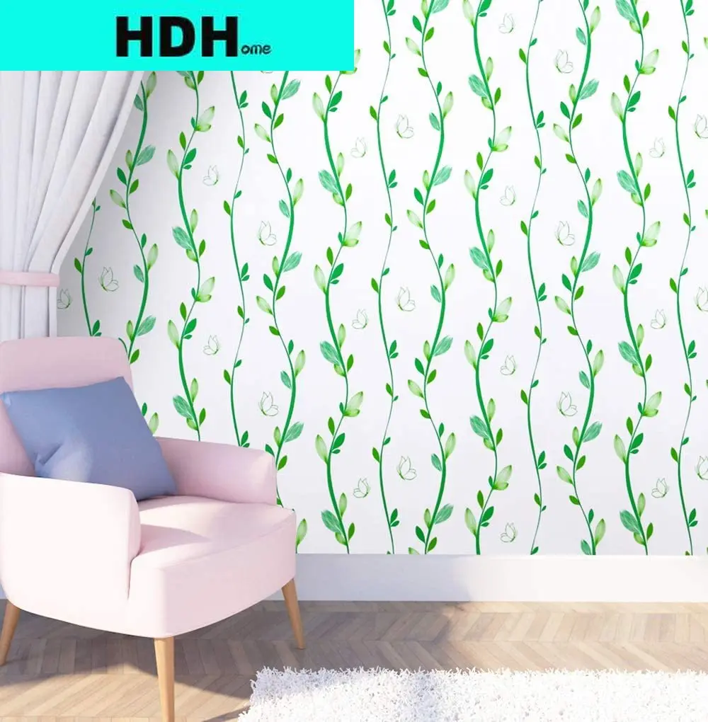 

Green Leaves Peel and Stick Wallpaper Leaf Self Adhesive Wallpaper Removable Contact Paper for Wall Furniture Decor Vinyl Roll