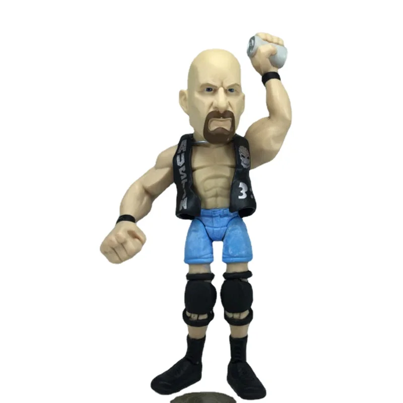 

Genuine American Wrestler Souvenir Edition Cold Stone Austin Action Figure Model Toys Tabletop Ornament Kids Birthday Gift 12cm