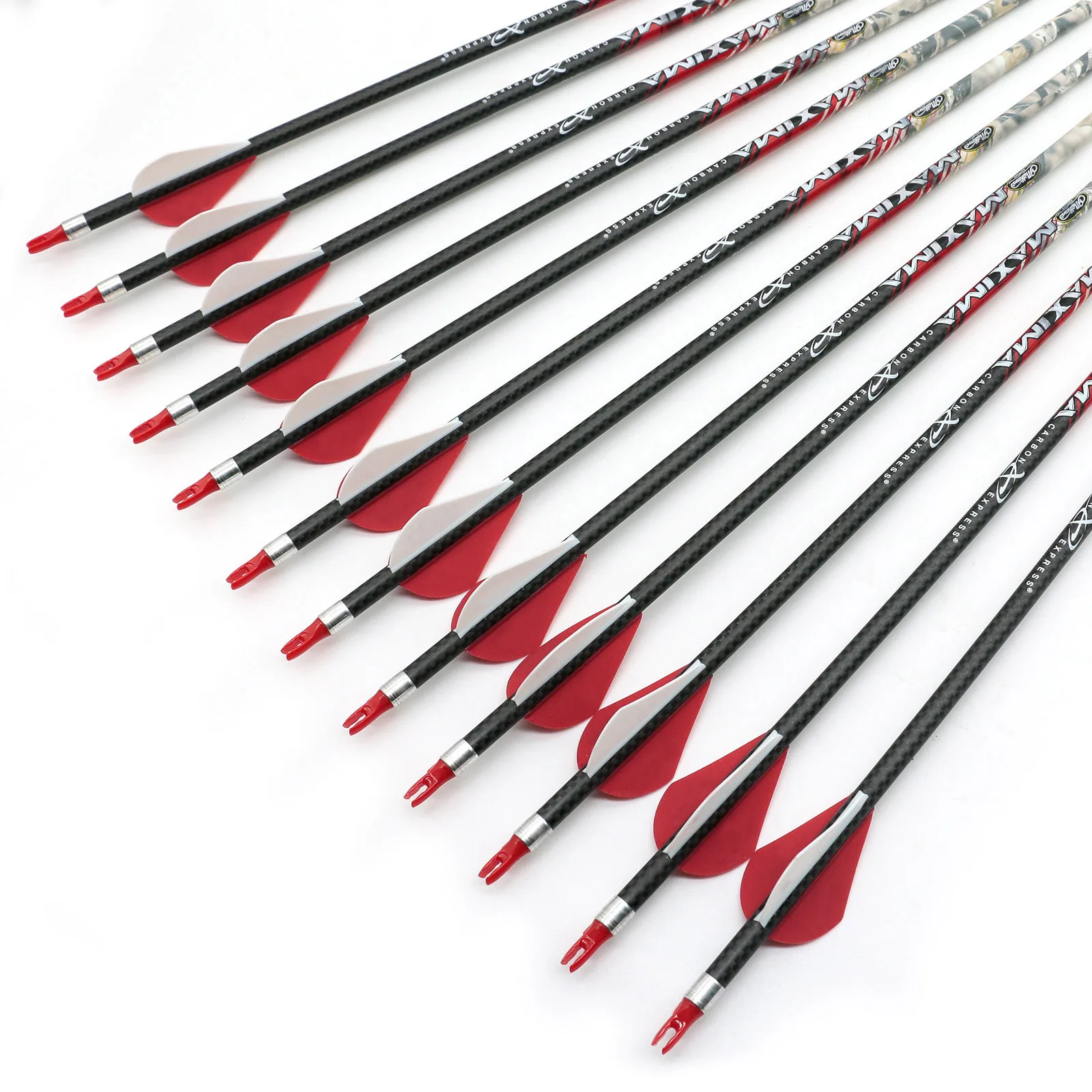 Стрелы из чистого карбона для стрельбы лука 32 дюйма 3K 250|arrow spine|carbon arrow spinepure carbon