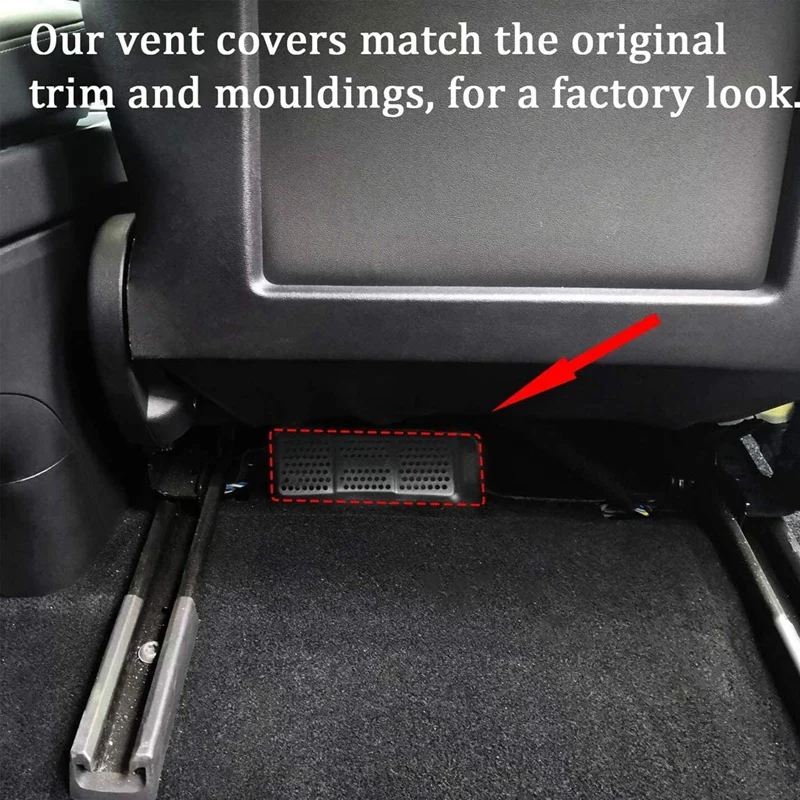 For Tesla Model 3 Rear Seat Air Vent Cover Grille Conditioner Protector Under Front (2 PCS) | Автомобили и мотоциклы