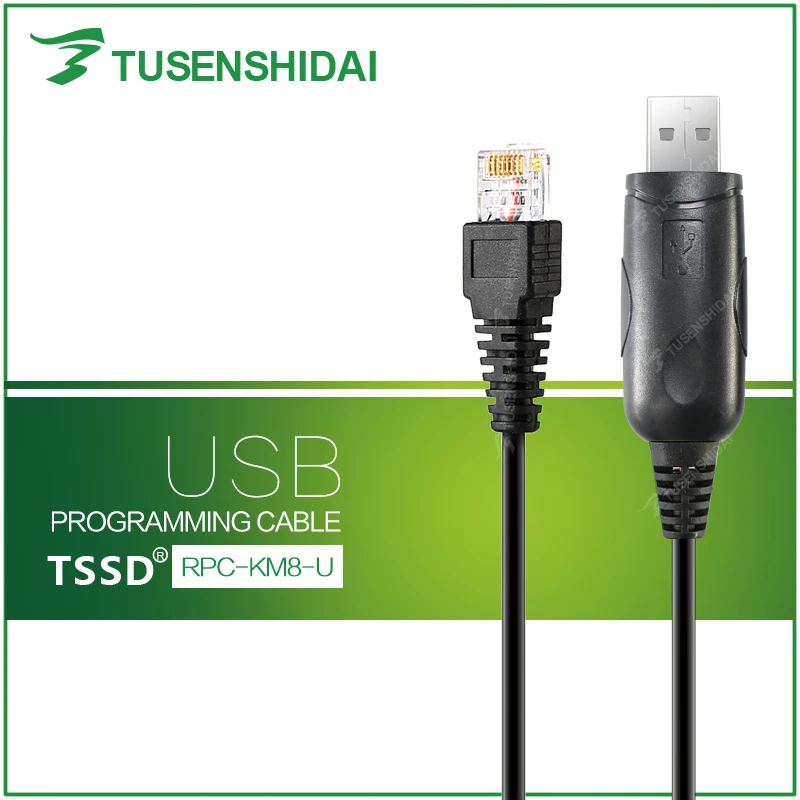 Brand New USB Programming Cable For KENWOOD Radio RJ-45 TK-768G,TK-8150, TK-860