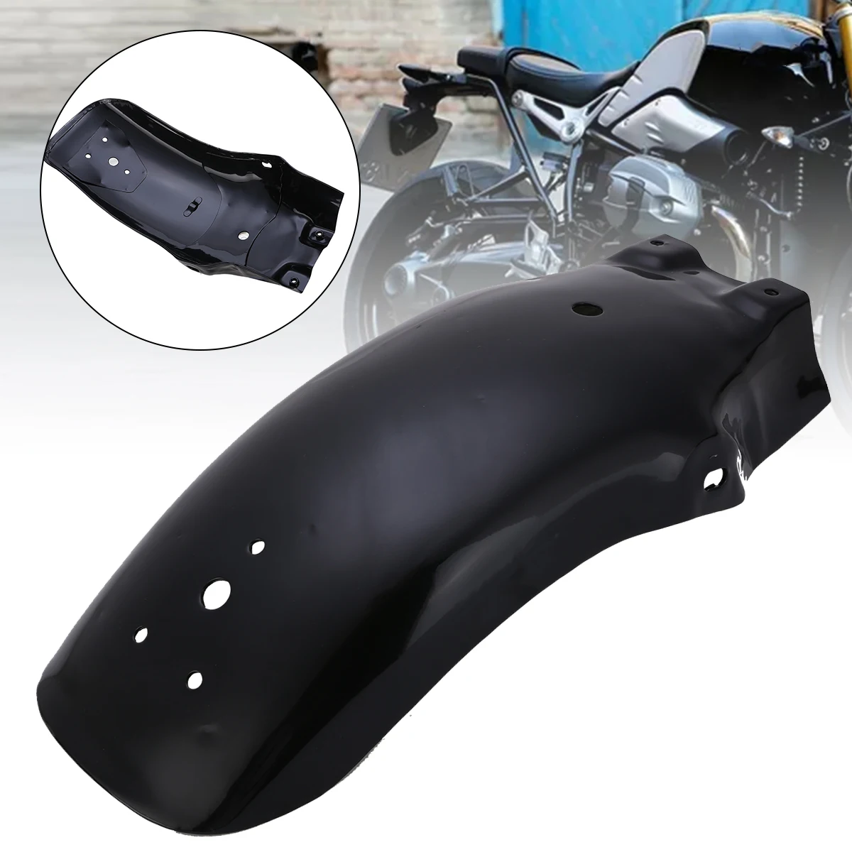 Для Kawasaki Yamaha 1 шт. черное металлическое заднее крыло мотоцикла поддержка VN800 Meanstreak VN2000 Virago 250 535 750