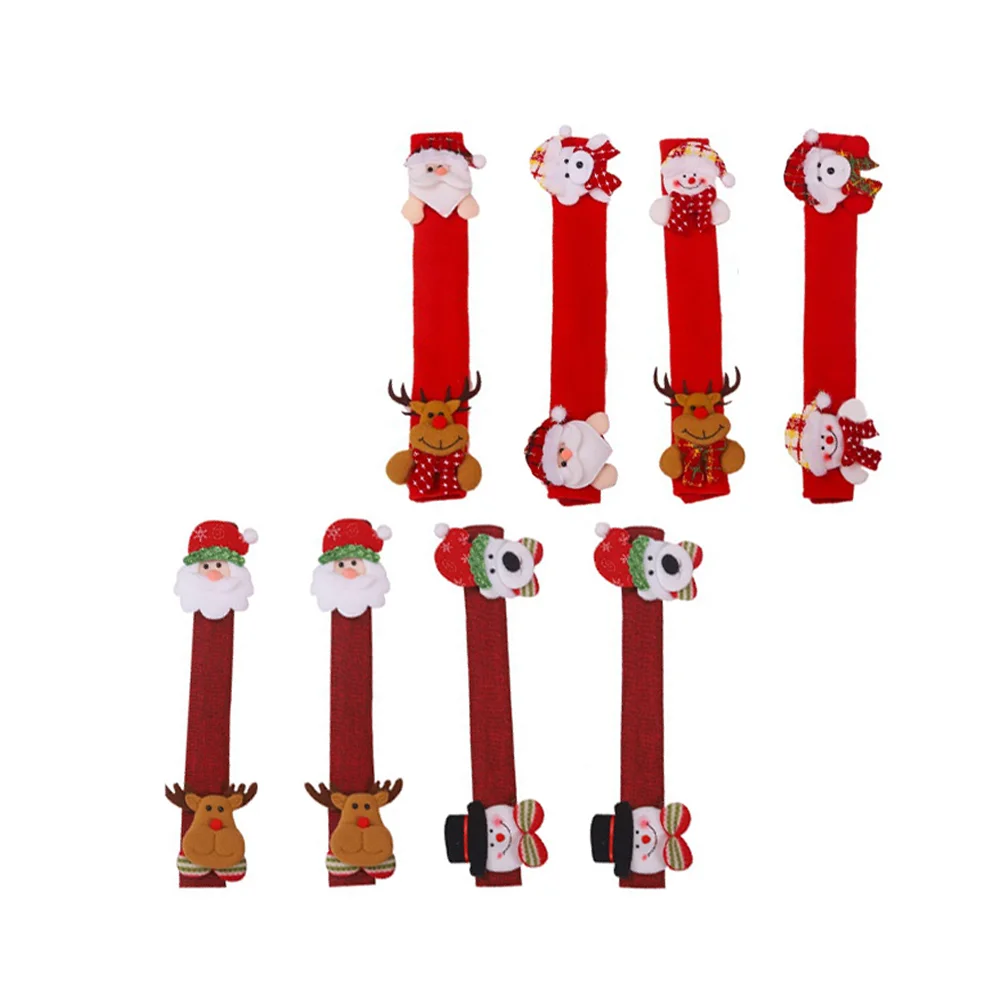 

8pcs Xmas Fridge Handle Covers Durable Fridge Handle Protectors Xmas Decors