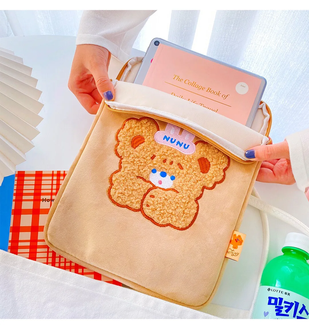 Чехол для Ipad Pro 11 2021 чехол в Корейском стиле с симпатичным медведем девочек 10 5