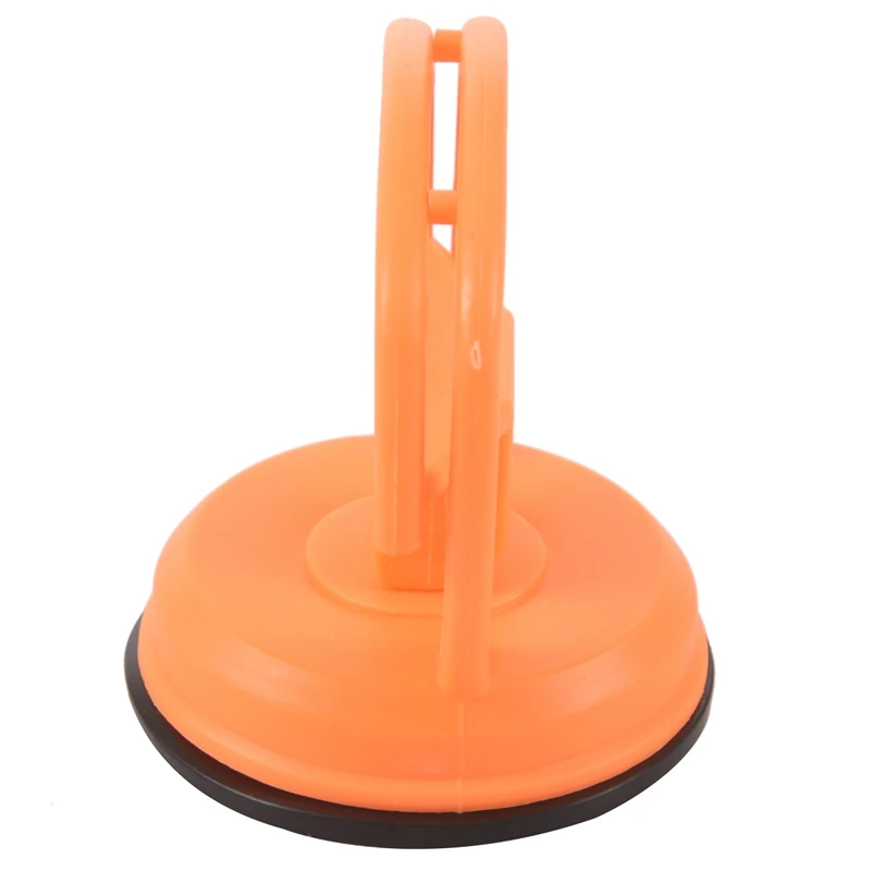 Оранжевая красная присоска для удаления вмятин со стеклянной ручкой подъема