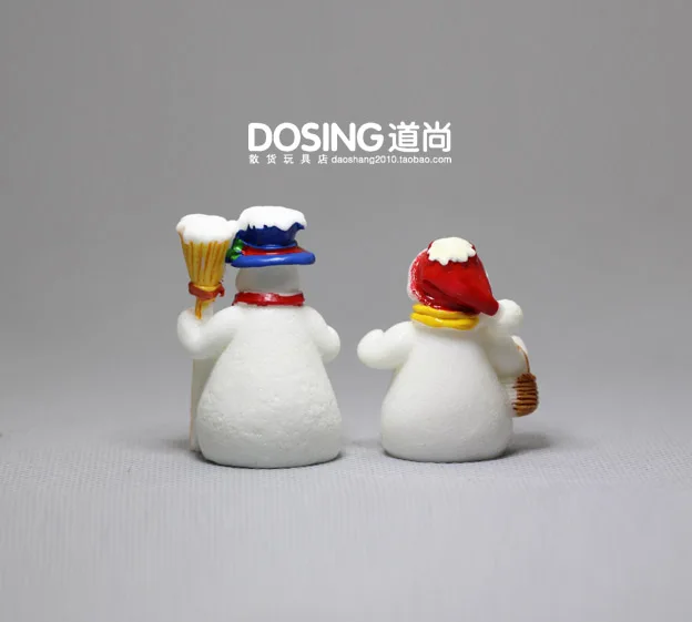 Миниатюрные рождественские украшения в виде снеговика реквизит для сцены