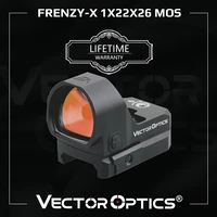 vector optics frenzy x 1x22x26 mos red dot scope hunting collimator sight fit pistol glock 17 9mm 223 300win ipx6 shake awake