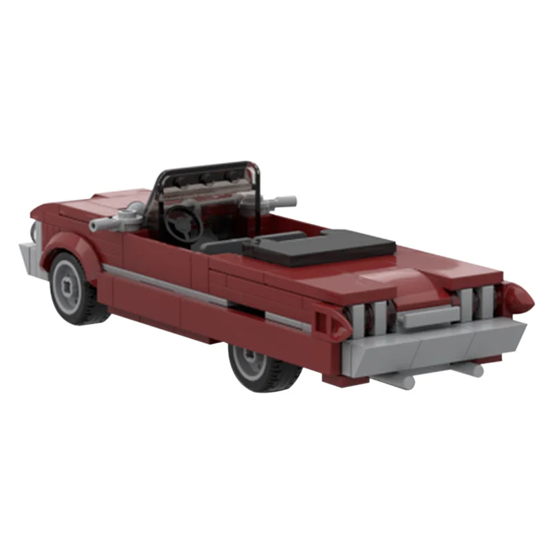 

Super car Series 63 Racing Car Model Building Blocks Red Retro Sports Car Toy Brick Old Vehicle Constructor children's Toys