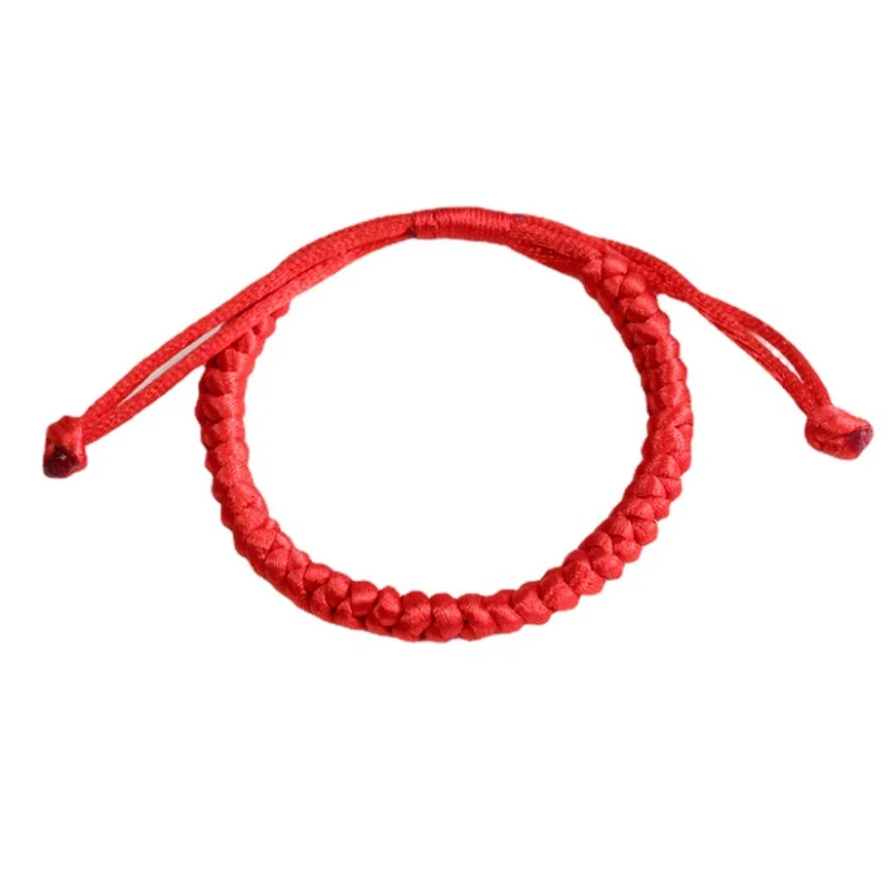 Китайская красная веревка плетеные вручную Парные браслеты подарки подругам