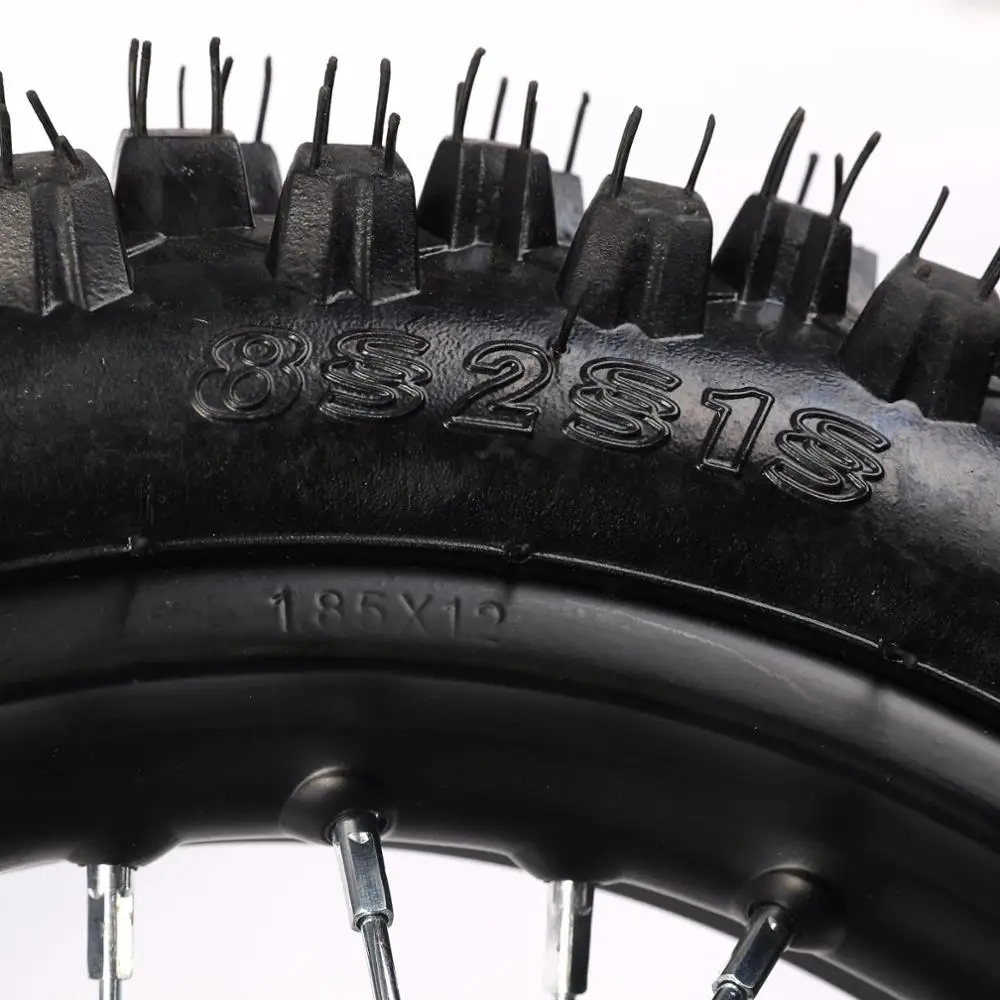 

12mm Axle 80/100-12 3.00- 12" Rear Tyre Rim PIT PRO Dirt Bike CRF50 XR50 TIRE