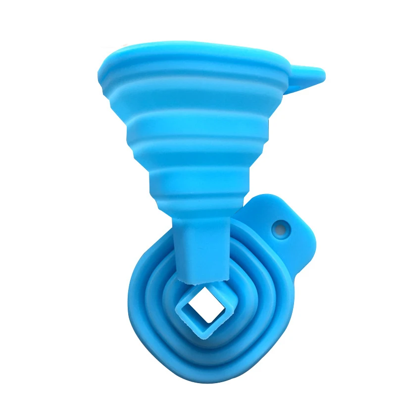 Складная телескопическая Воронка для кухни гибкая силиконовая маленькая