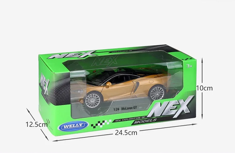 

1:24 Welly Mclaren GT Diecast Model Car