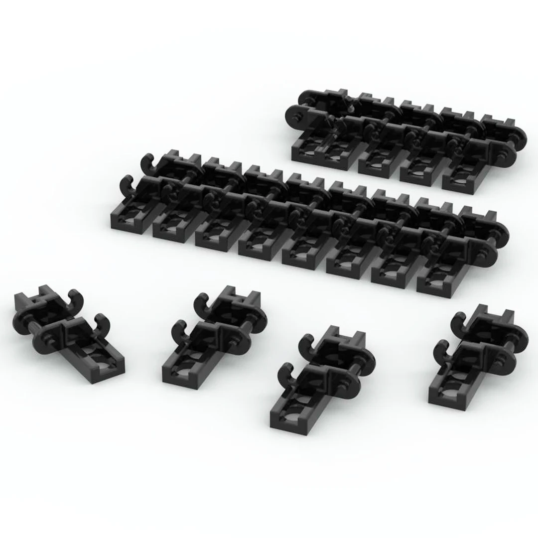 

200pcs/lot Link Tread Bulk Chain Creator Truck Track Model Classic Accessory Building Blocks 3873 diy Toys for Children Kids