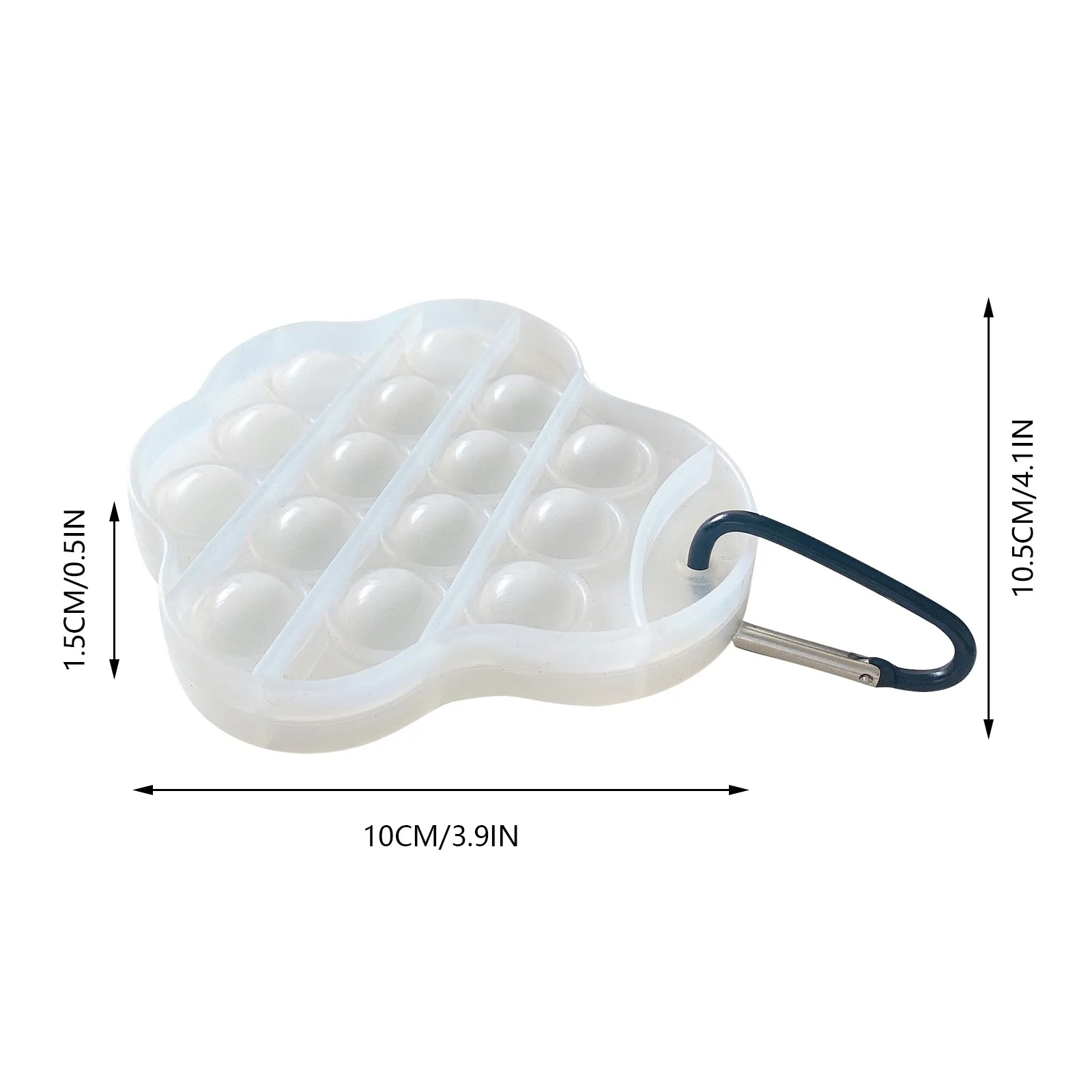 

Fidget Sensory Toy Mini Porte Cl Pops Push Bubble Figet Simple Dimple Toy Keychain Ring Anti-stress Board Autism Speelgoed Toy