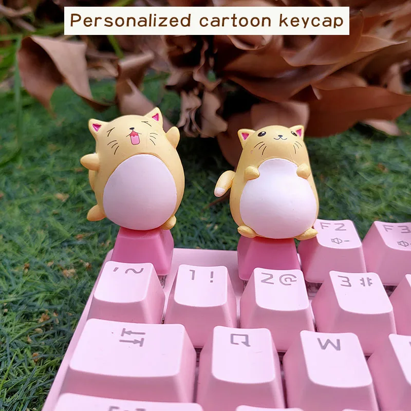 

DIY Key Cap Personality Design Creativity Elf Mechanical Keyboard Keycaps Kawaii Cartoon Anime Modeling R4 Keycap Cherry MX Axis