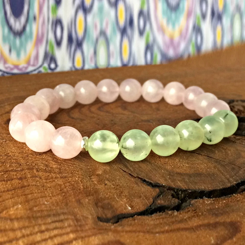 Оптовая продажа браслет из розового кварца искусственные бриллианты