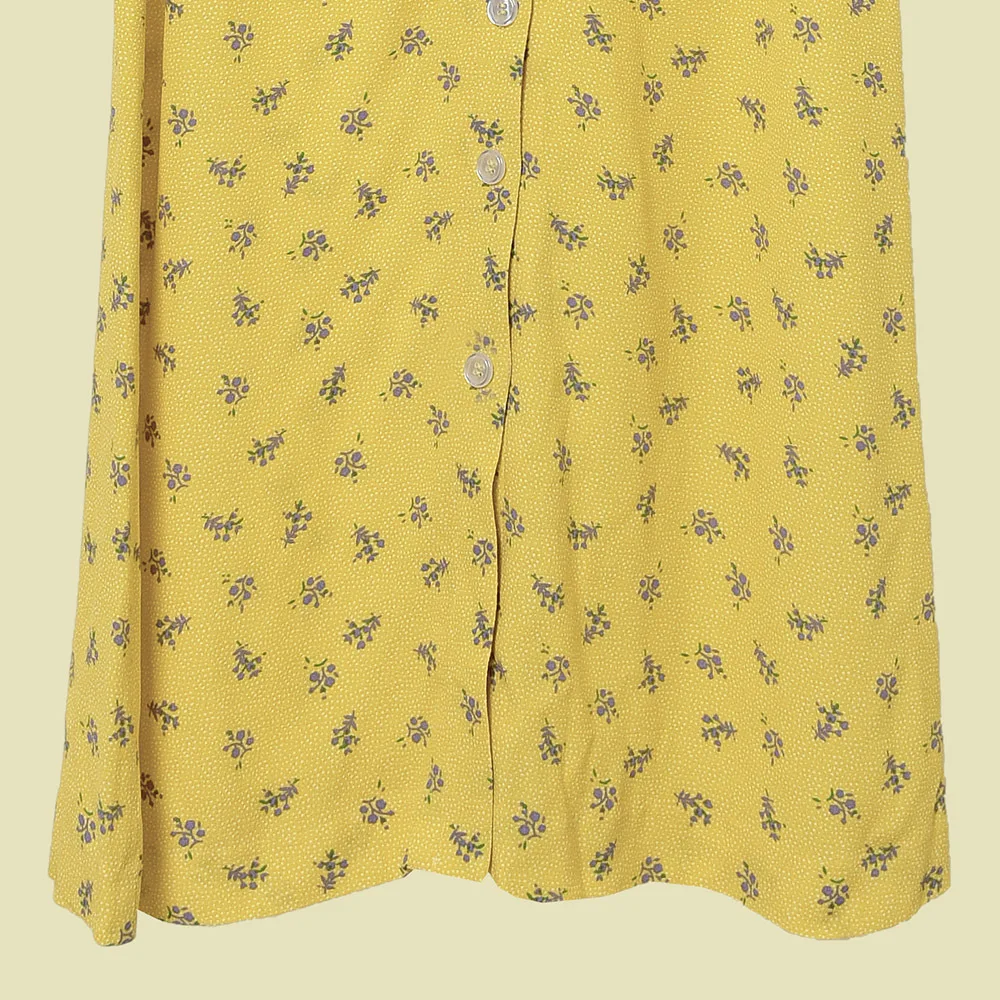 В стиле ретро Женская обувь на каждый день с цветочным принтом Платье 2020 сезон: