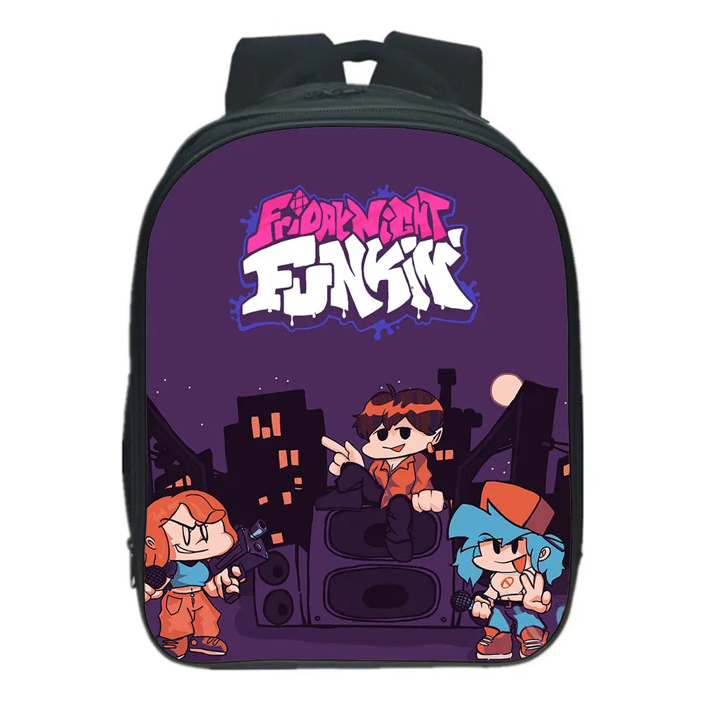 

Friday Night Funkin Backpack Toddler Cartoon Knapsack Children Rucksack Cartoons Bag Teens School Bag Children gift Mochila