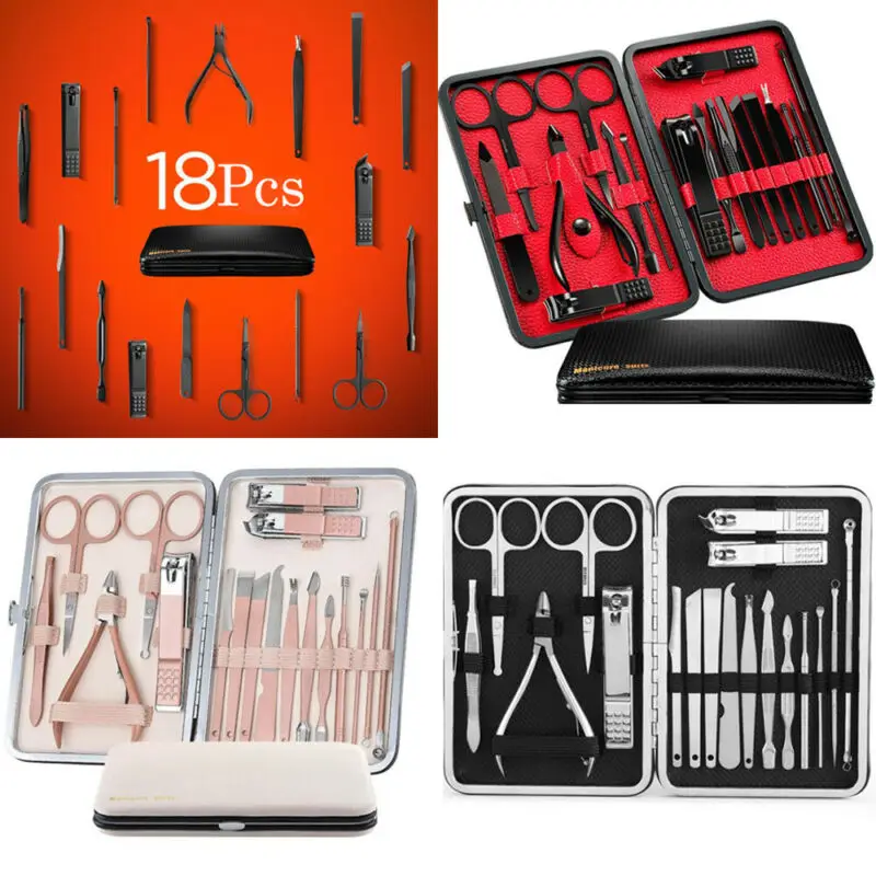 Набор для маникюра/педикюра шт. инструментов кусачек ногтей чистый уход за