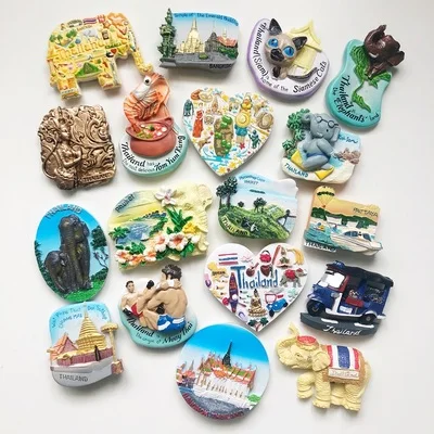 Стерео Таиланд стран магнит на холодильник тайские туристический сувенир видом