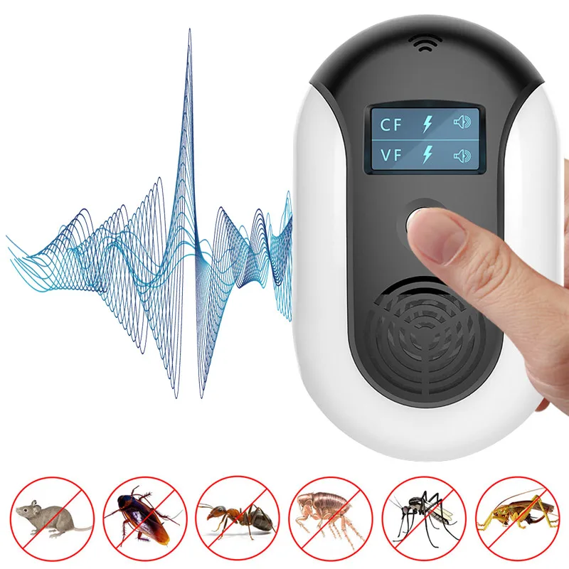 Ultrasonic Electromagnetic Pest Repellents Control Easy To Use Intelligent Display With Air Freshener Child | Дом и сад