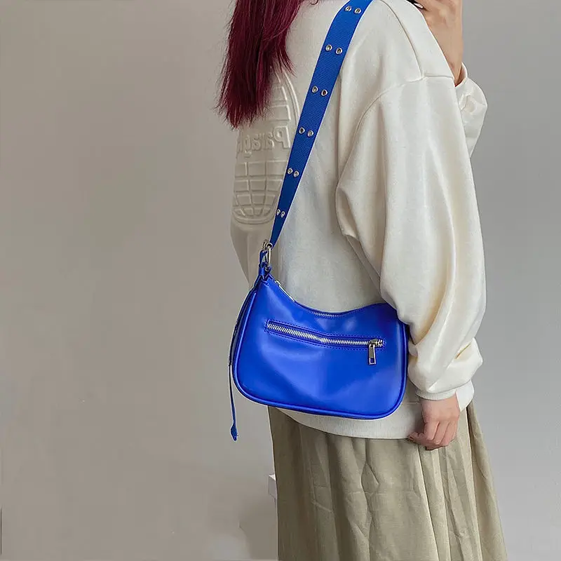 

Women New Trend Messenger Bags Korean All Match Niche Retro Soft Leather Shoulder Crossbody Bags Versatile Street Cool Package